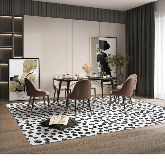 Washable Leopard Print Area Rug - Picture 3 of 10